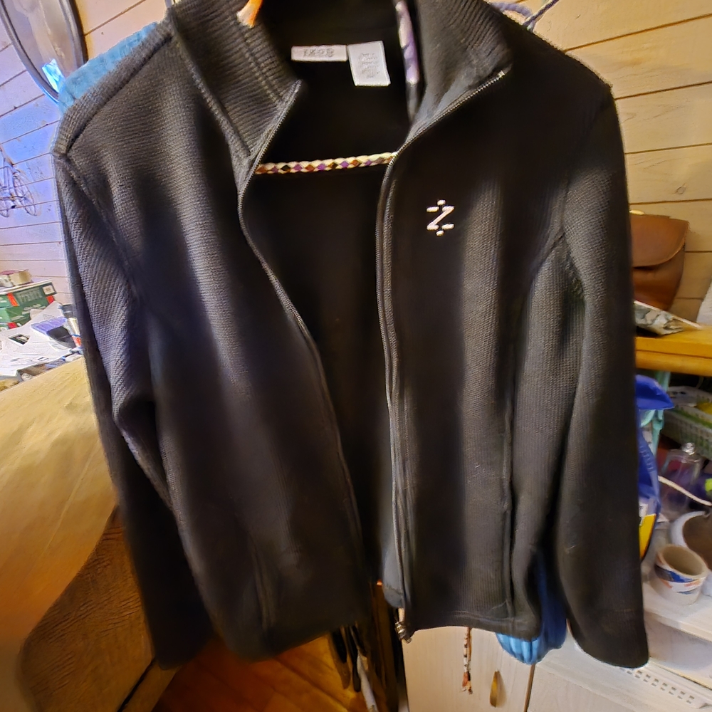 Izod Black Utility Jacket for Women
